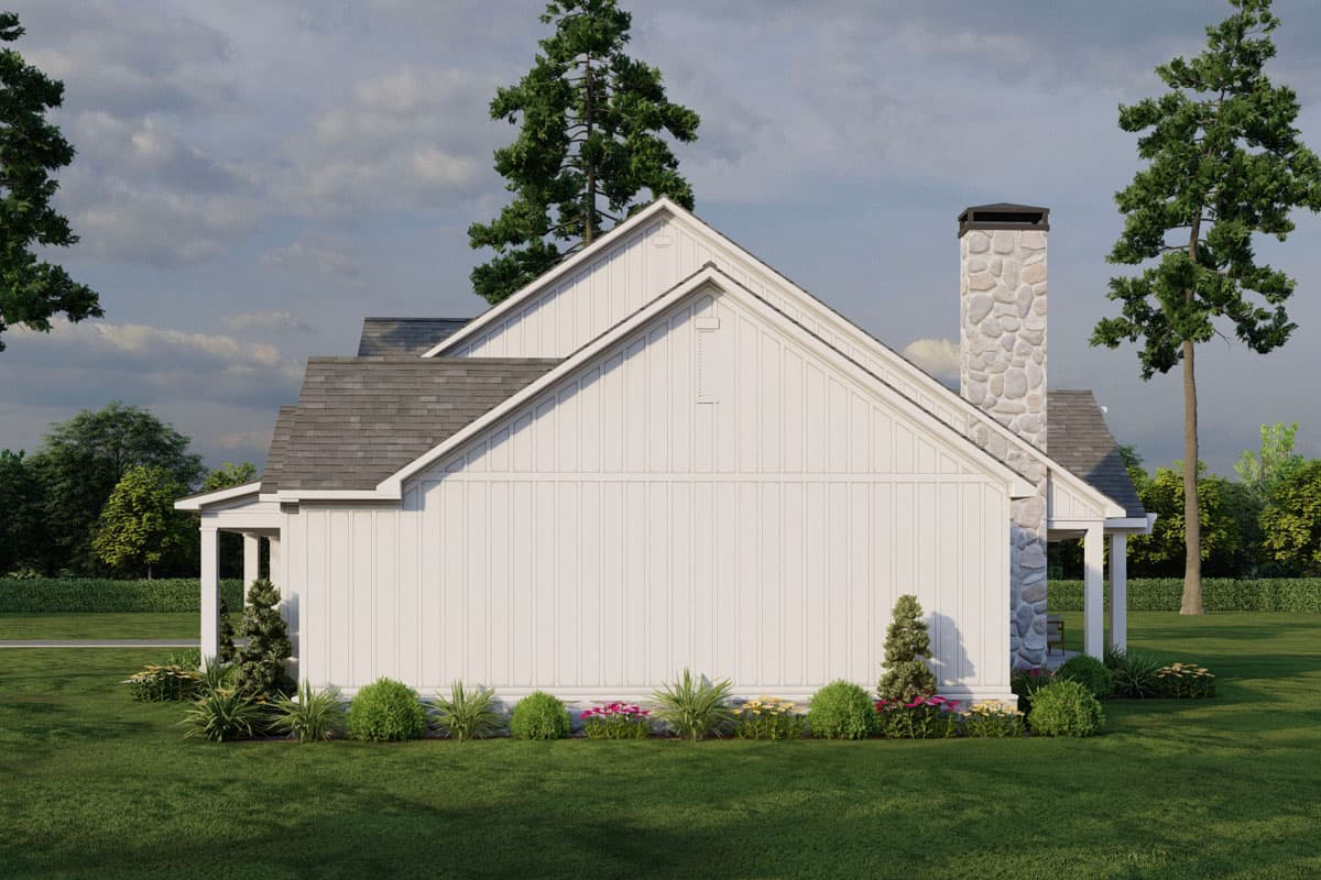 Plan 70876MK: Modern Farmhouse Plan with Breezeway-Attached 2-Car Garage - 2663 Sq Ft - Image #20 - Country, Farmhouse, Modern Farmhouse