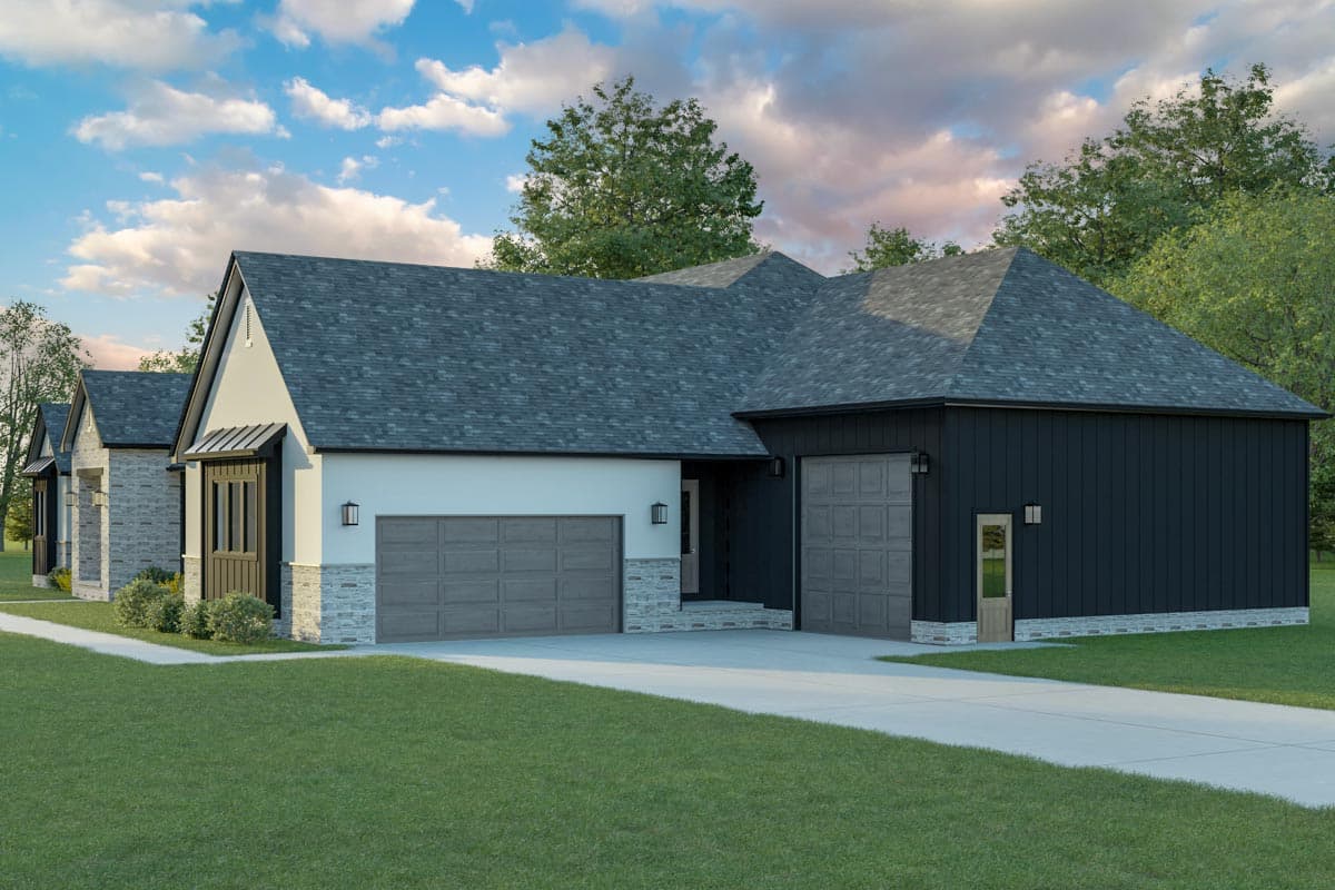 Plan 911035JVD: Transitional House Plan with RV-Friendly Garage - 3335 Sq Ft - Image #5 - New American, Transitional
