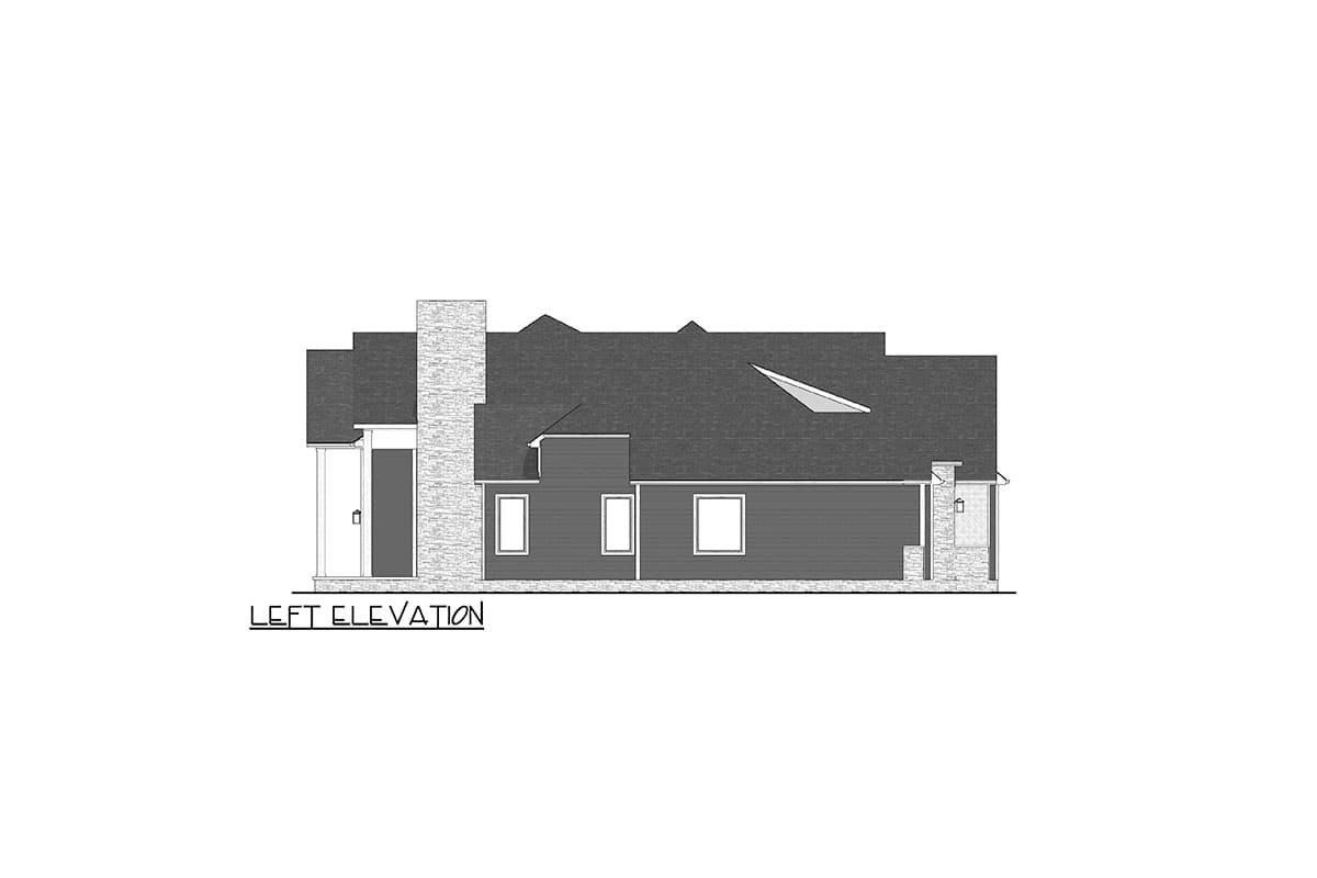 Plan 911035JVD: Transitional House Plan with RV-Friendly Garage - 3335 Sq Ft - Image #17 - New American, Transitional