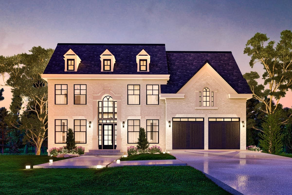 Plan 12327JL: 4-Bed Southern Colonial Style House Plan with Flex Room Upstairs - 2848 Sq Ft - Image #12 - Colonial, Georgian, Southern, Traditional