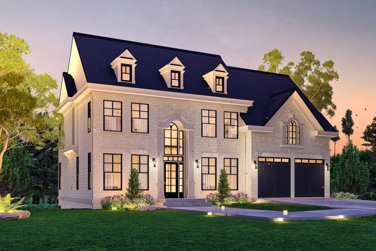 Plan 12327JL: 4-Bed Southern Colonial Style House Plan with Flex Room Upstairs - 2848 Sq Ft - Image #13 - Colonial, Georgian, Southern, Traditional