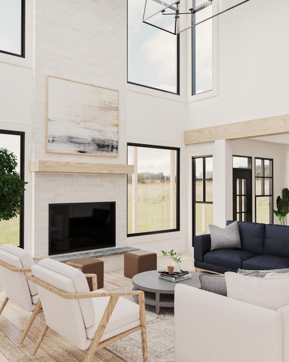 Plan 12327JL: 4-Bed Southern Colonial Style House Plan with Flex Room Upstairs - 2848 Sq Ft - Image #9 - Colonial, Georgian, Southern, Traditional