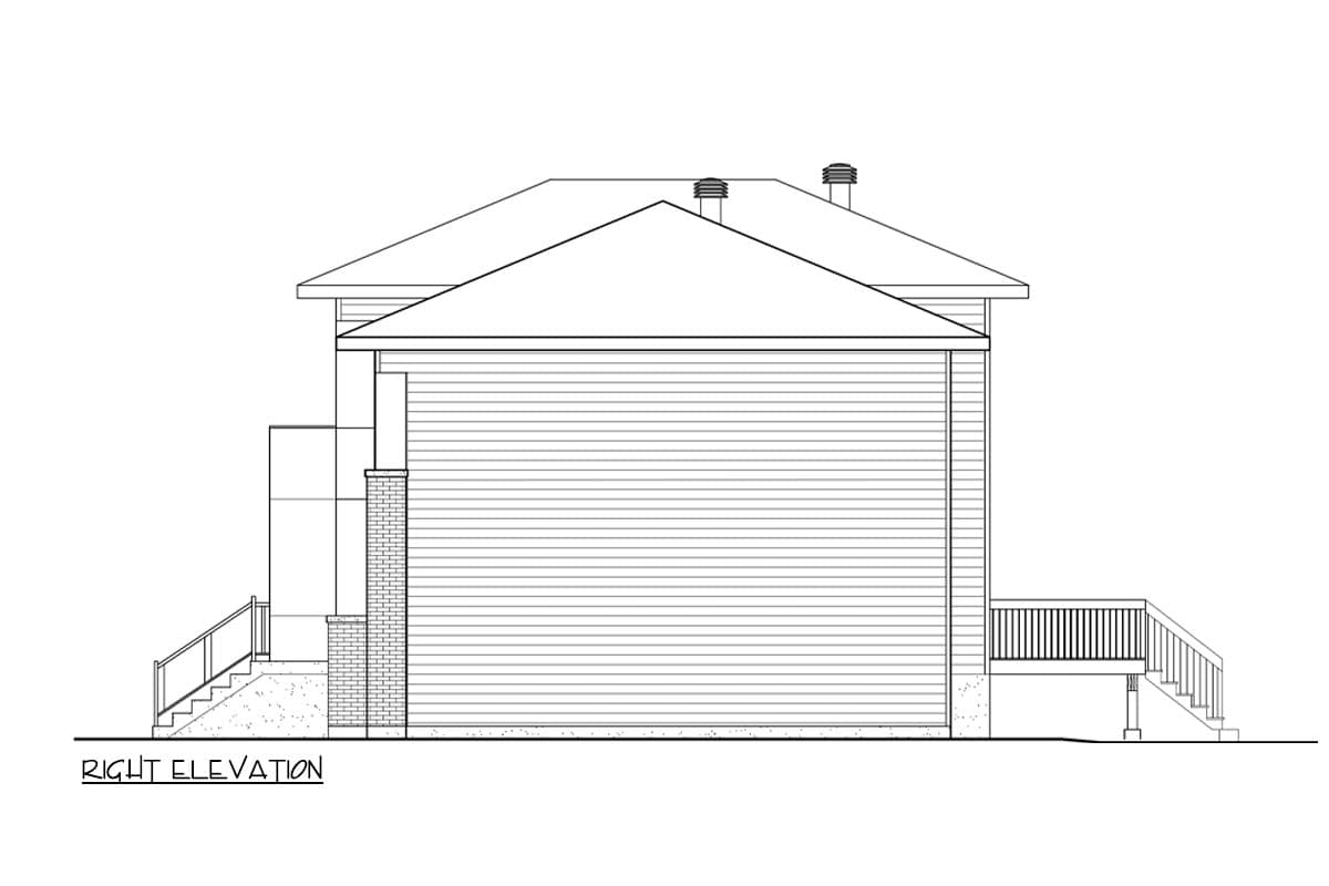 Plan 801156PM: Modern House Plan with 4 Upstairs Bedrooms - 1858 Sq Ft - Image #5 - Contemporary, Modern, Northwest