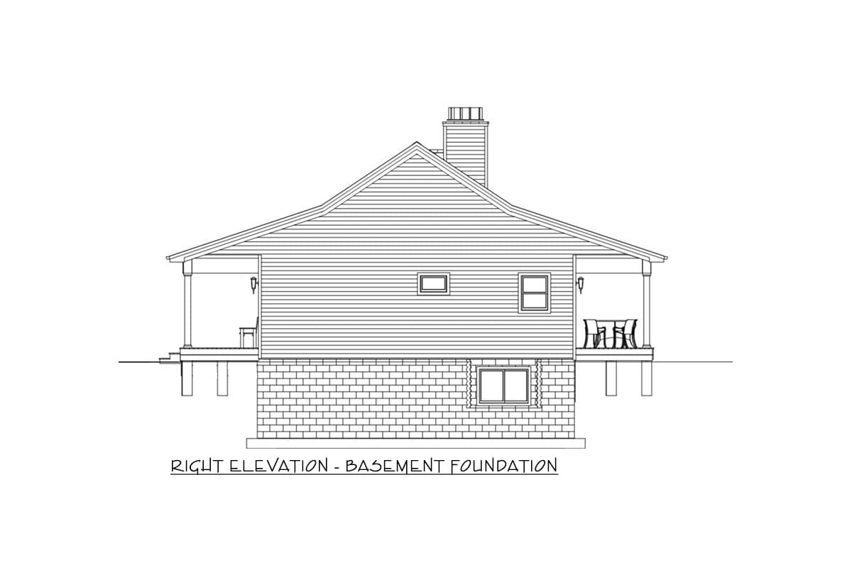 Plan 28949JJ: One-Story Ranch House Plan with Finished Lower Level - 2651 Sq Ft - Image #15 - Cabin, Country, Farmhouse, Ranch, Rustic, Traditional