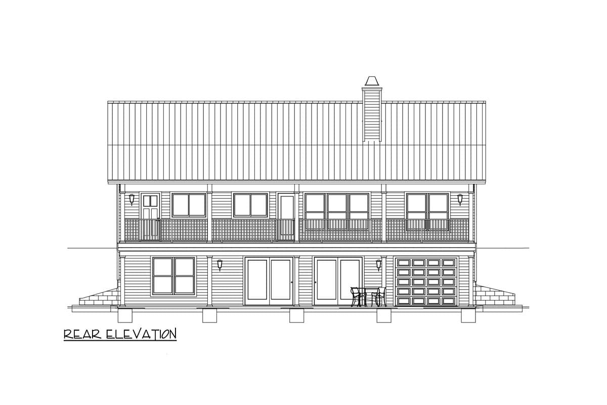 Plan 28949JJ: One-Story Ranch House Plan with Finished Lower Level - 2651 Sq Ft - Image #12 - Cabin, Country, Farmhouse, Ranch, Rustic, Traditional