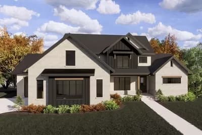 2-Story Transitional House Plan with Lower Level Expansion - 3199 Sq Ft