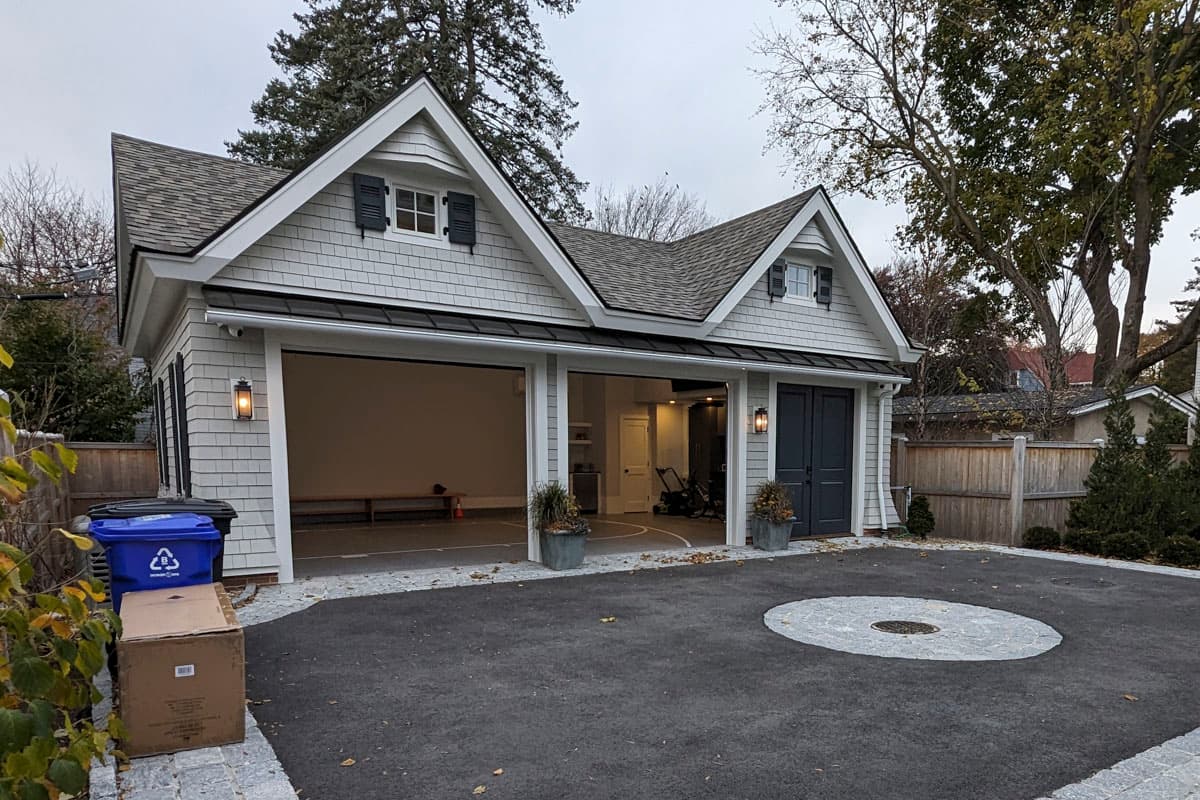 Plan 654019KNA: 2-Car Garage or Sport Court with Loft - 780 Sq Ft - Image #4 - Country, Craftsman, New American, Shingle