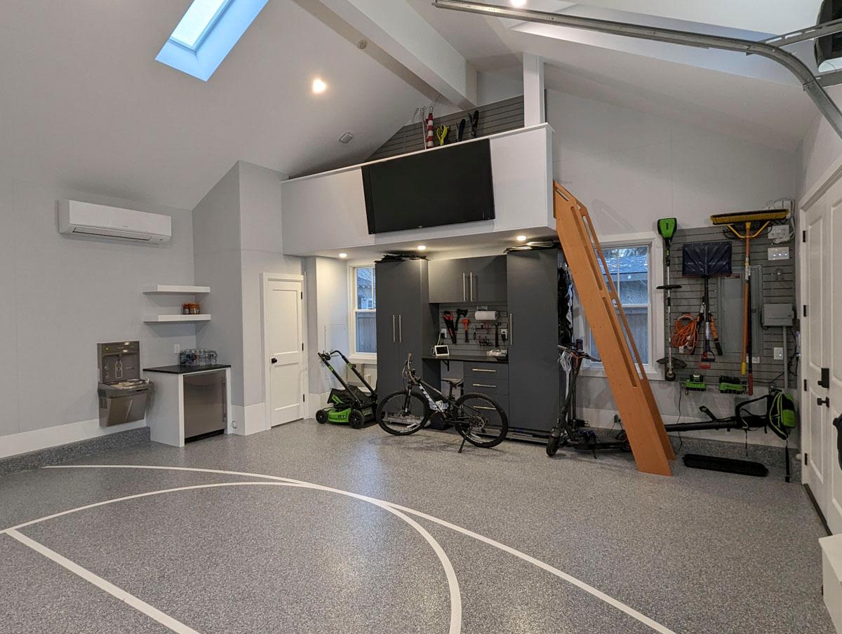 Plan 654019KNA: 2-Car Garage or Sport Court with Loft - 780 Sq Ft - Image #9 - Country, Craftsman, New American, Shingle