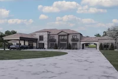 Transitional House Plan with Two Master Suites and Two Stairs - 7942 Sq Ft