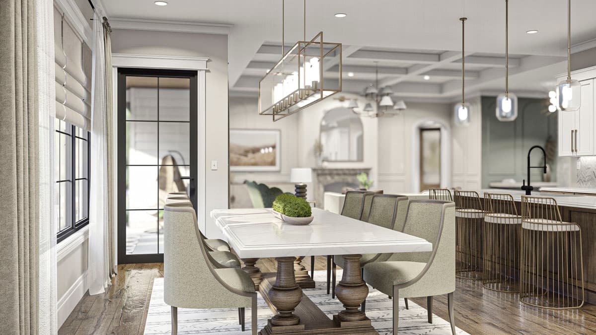 Plan 623324DJ: Balanced House Plan with Private Owner's Entry - 2938 Sq Ft - Image #8 - Colonial, Traditional, Transitional