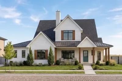 3-Bed Farmhouse Plan with 10-Foot-Deep Entry Porch - 2004 Sq Ft