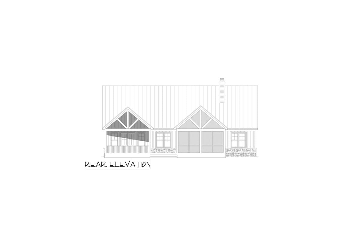 Plan 680273VR: 2300 Square Foot 3-Bed House Plan with 3-Car Garage - Architectural Designs - Image #8 - Country, Craftsman, Vacation