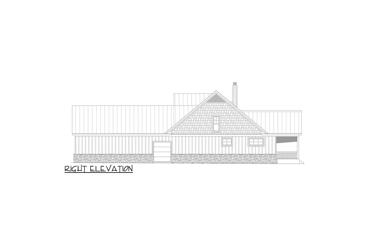Plan 680273VR: 2300 Square Foot 3-Bed House Plan with 3-Car Garage - Architectural Designs - Image #9 - Country, Craftsman, Vacation