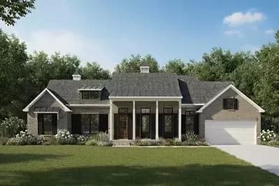 Lake House with Vaulted Screened Porch with Outdoor Kitchen and Fireplace - 1716 Sq Ft