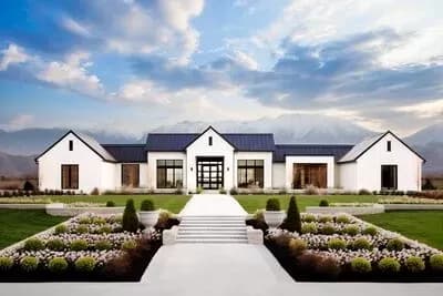 Contemporary Ranch Plan with Split Bedroom Closed Layout - 3370 Sq Ft