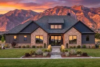 Craftsman House Plan with 4 Beds and 2-Car Side-Load Garage - 2459 Sq Ft