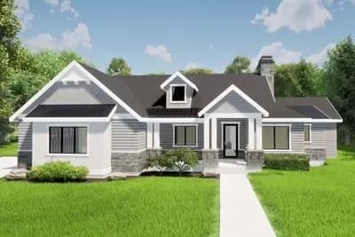 House Plan with Master Suite on Main and Three in Lower Level - 4319 Sq Ft