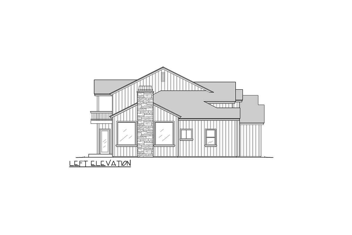 Plan 833005WAT: 4-Bed Modern Farmhouse Plan with U-Shaped Kitchen and Private Master Suite - 3385 Sq. Ft. - Image #28 - Colonial, Country, Modern Farmhouse, New American, Northwest, Traditional