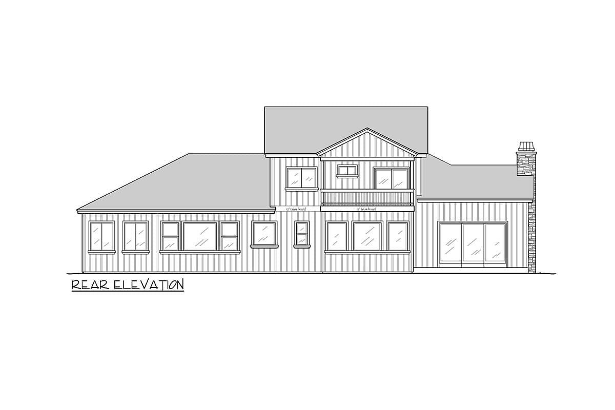 Plan 833005WAT: 4-Bed Modern Farmhouse Plan with U-Shaped Kitchen and Private Master Suite - 3385 Sq. Ft. - Image #29 - Colonial, Country, Modern Farmhouse, New American, Northwest, Traditional