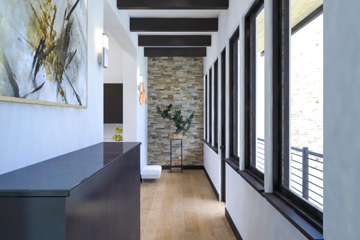 Plan 833006WAT: 3-Bedroom Contemporary Ranch House Plan with Attached Casita - 2931 Square Feet - Image #36 - Contemporary, Mid Century Modern, Modern, Ranch, Southwest