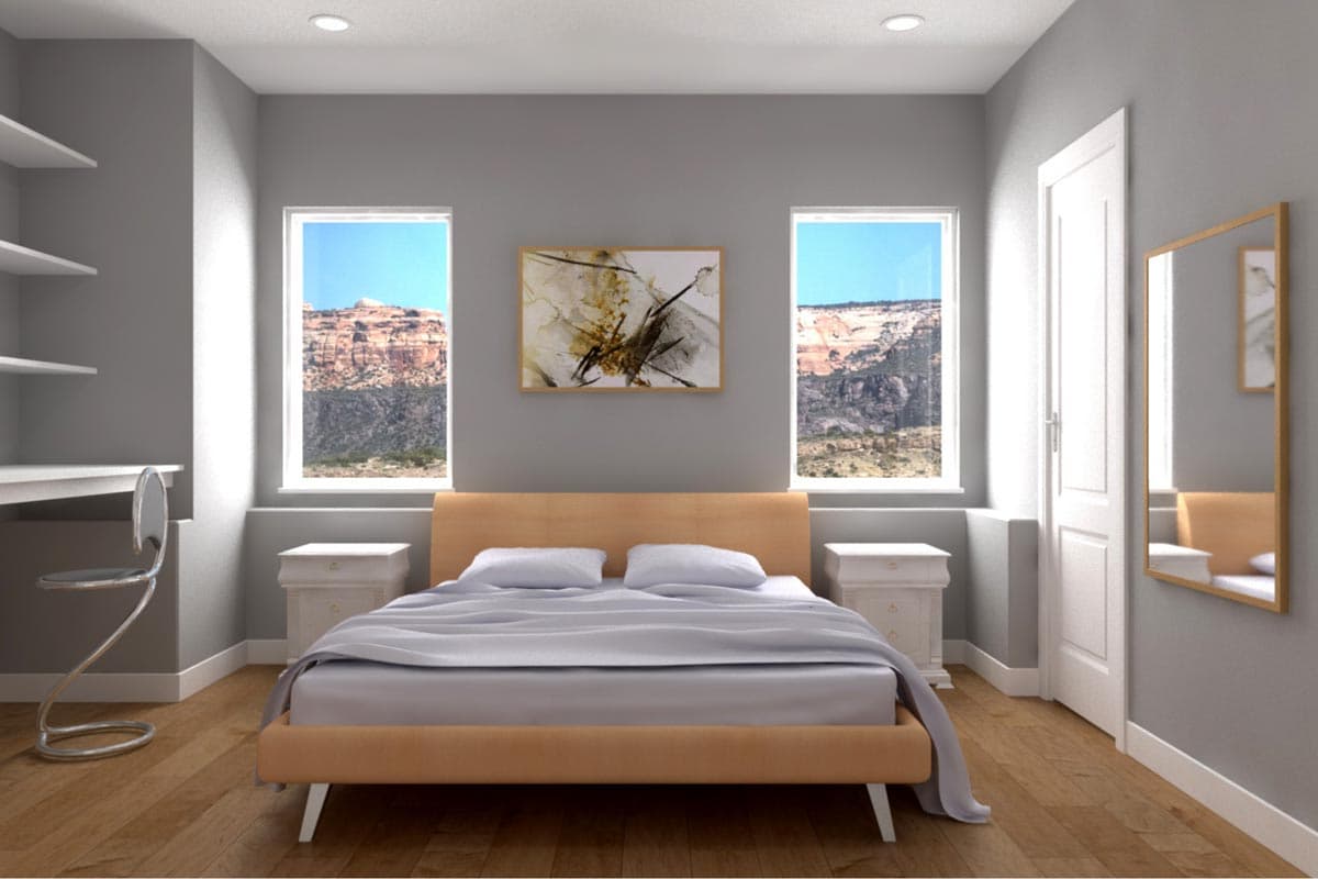 Plan 833006WAT: 3-Bedroom Contemporary Ranch House Plan with Attached Casita - 2931 Square Feet - Image #39 - Contemporary, Mid Century Modern, Modern, Ranch, Southwest