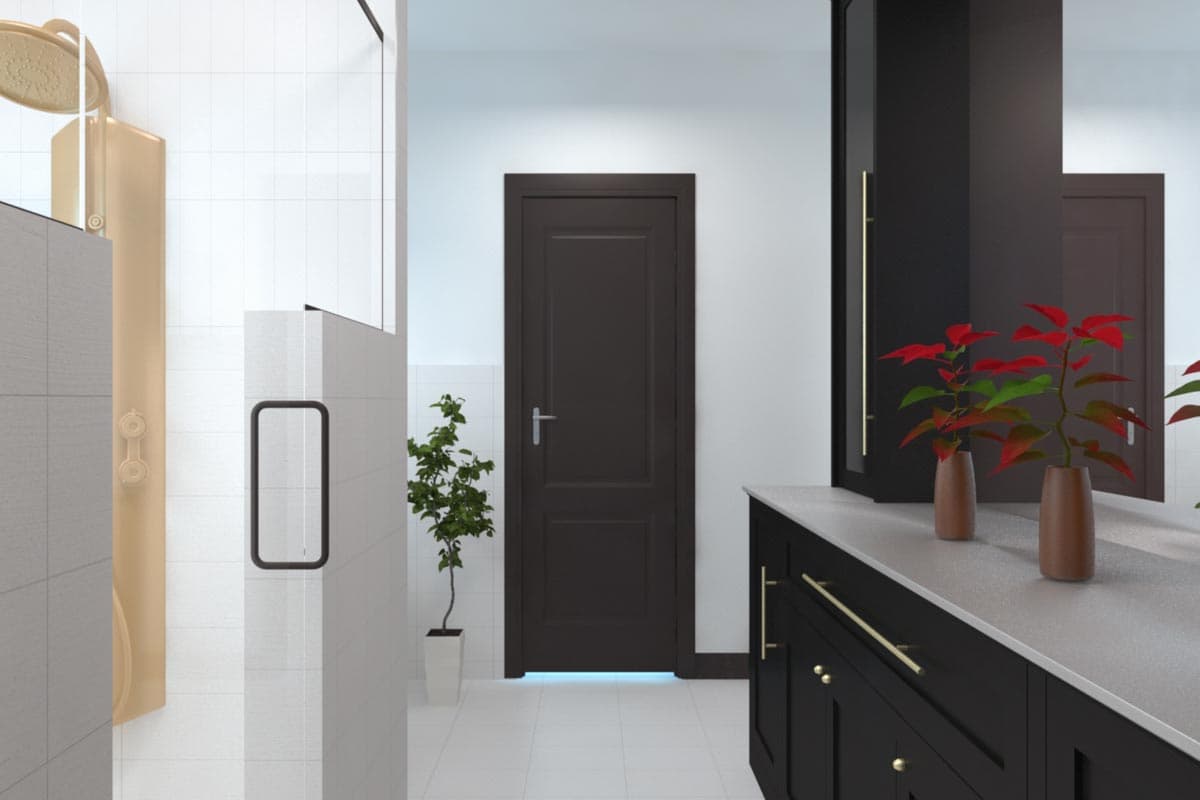 Plan 833006WAT: 3-Bedroom Contemporary Ranch House Plan with Attached Casita - 2931 Square Feet - Image #42 - Contemporary, Mid Century Modern, Modern, Ranch, Southwest