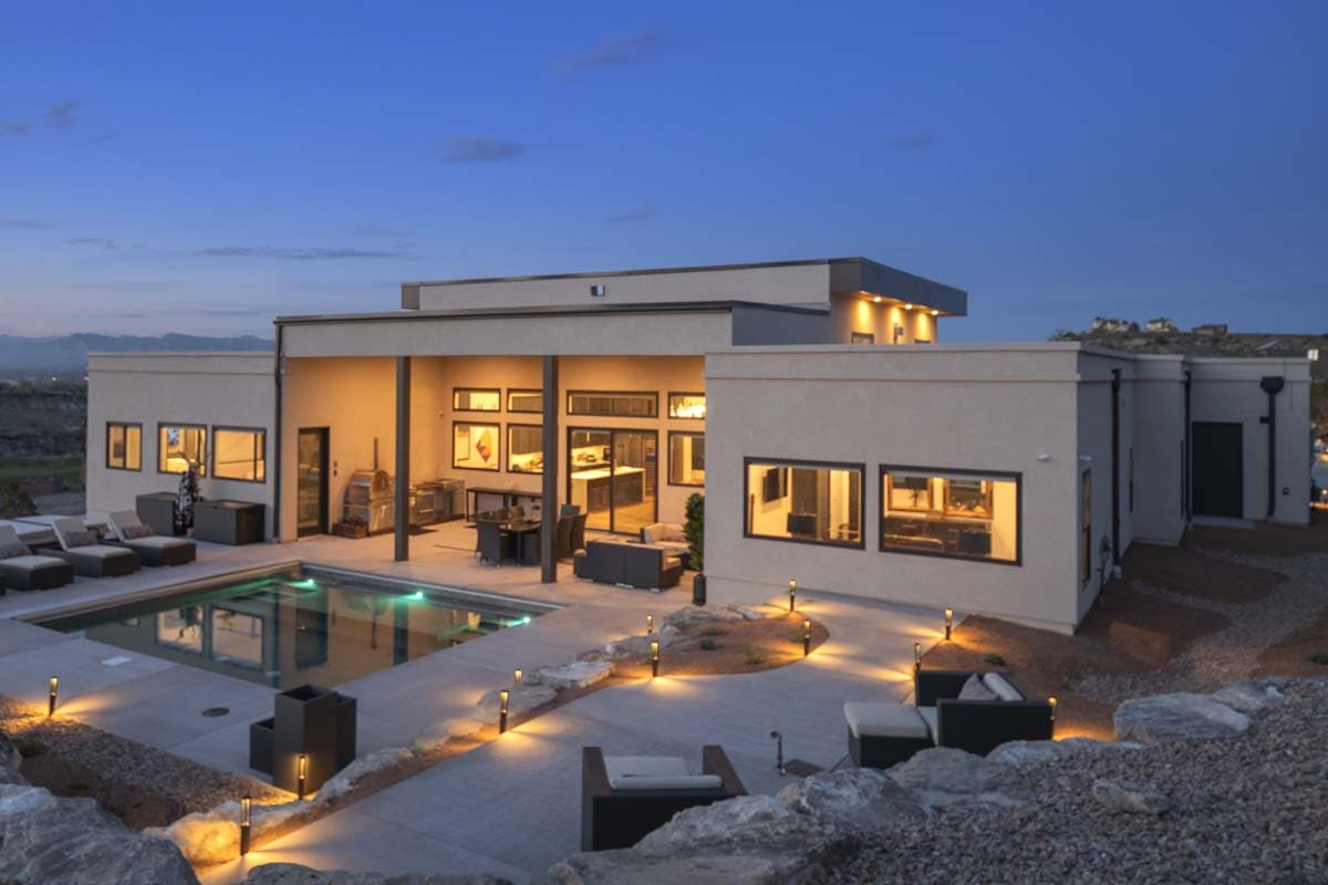 Plan 833006WAT: 3-Bedroom Contemporary Ranch House Plan with Attached Casita - 2931 Square Feet - Image #35 - Contemporary, Mid Century Modern, Modern, Ranch, Southwest