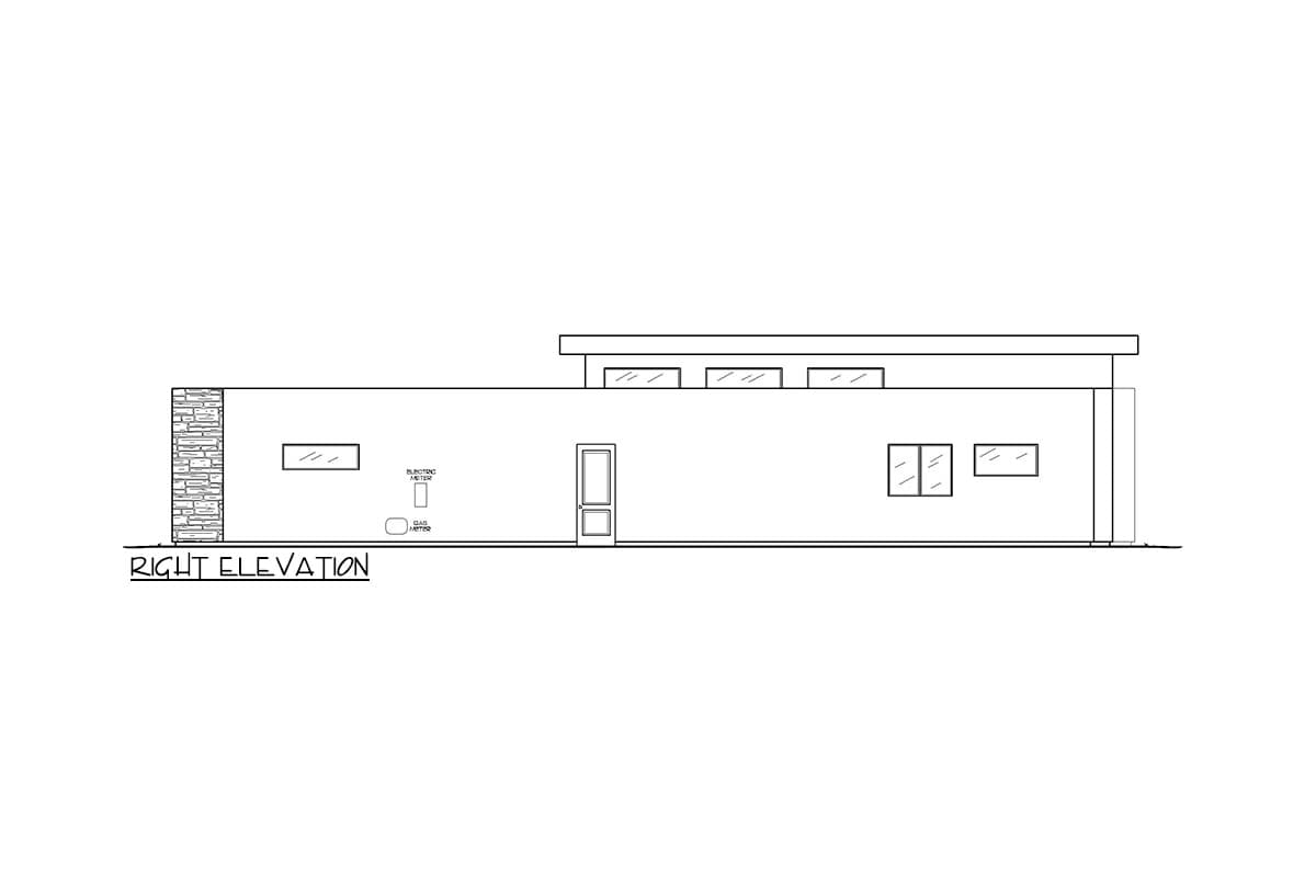 Plan 833006WAT: 3-Bedroom Contemporary Ranch House Plan with Attached Casita - 2931 Square Feet - Image #49 - Contemporary, Mid Century Modern, Modern, Ranch, Southwest
