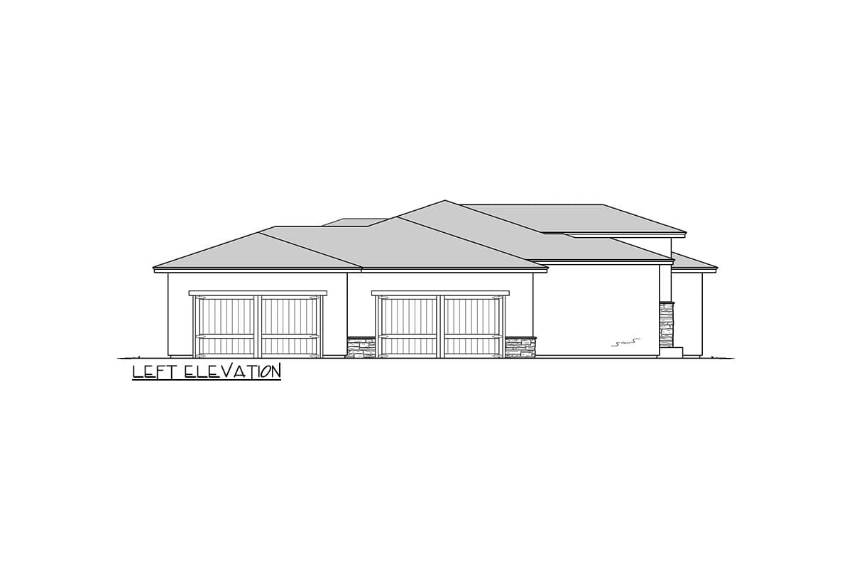 Plan 833007WAT: 3-Bed Modern Prairie Ranch House Plan with Home Office - 2616 Sq. Ft. - Image #25 - Modern, Prairie, Ranch