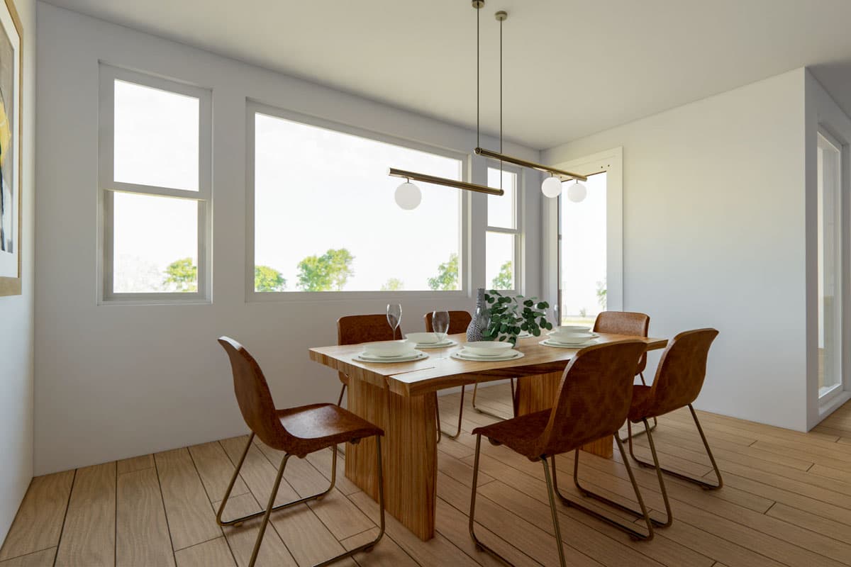 Plan 833007WAT: 3-Bed Modern Prairie Ranch House Plan with Home Office - 2616 Sq. Ft. - Image #10 - Modern, Prairie, Ranch