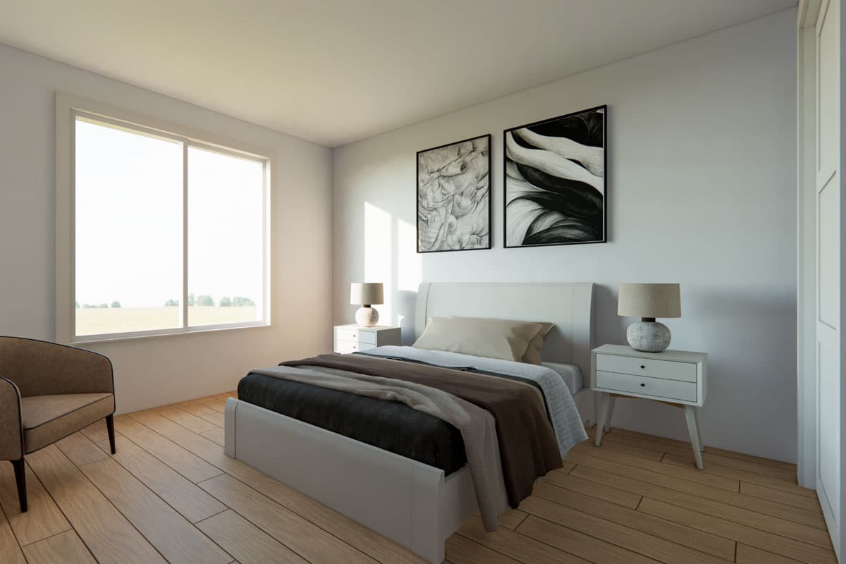 Plan 833007WAT: 3-Bed Modern Prairie Ranch House Plan with Home Office - 2616 Sq. Ft. - Image #13 - Modern, Prairie, Ranch