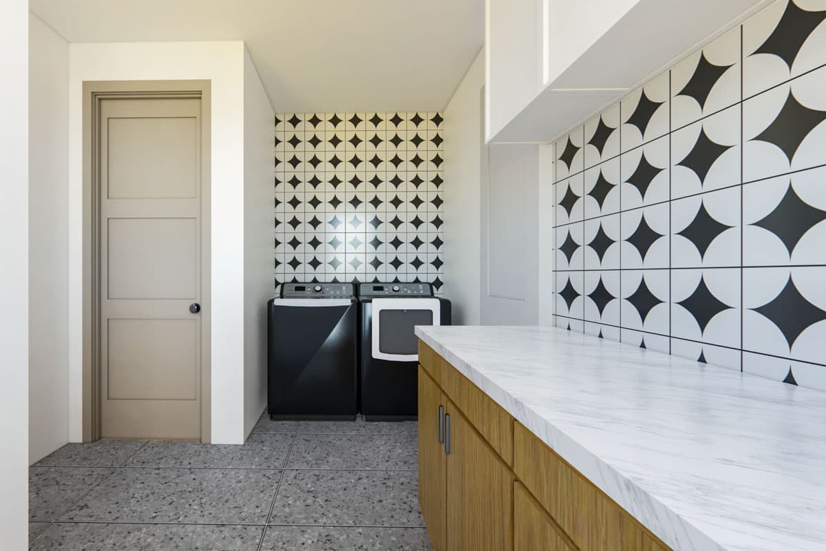 Plan 833007WAT: 3-Bed Modern Prairie Ranch House Plan with Home Office - 2616 Sq. Ft. - Image #20 - Modern, Prairie, Ranch