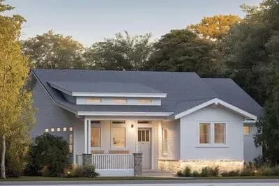 3-Bed Craftsman Plan with Home Office and Semi-Closed Floor Plan - 1895 Sq. Ft.
