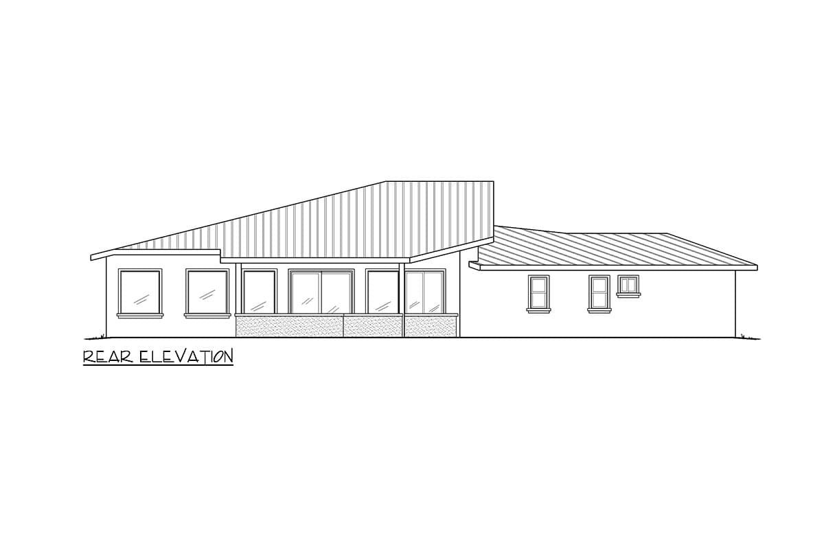 Plan 833010WAT: 3-Bed Minimalist Modern House Plan with Flexible Home Office Space - 2231 Sq. Ft. - Image #27