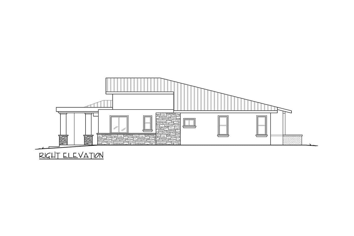 Plan 833010WAT: 3-Bed Minimalist Modern House Plan with Flexible Home Office Space - 2231 Sq. Ft. - Image #28