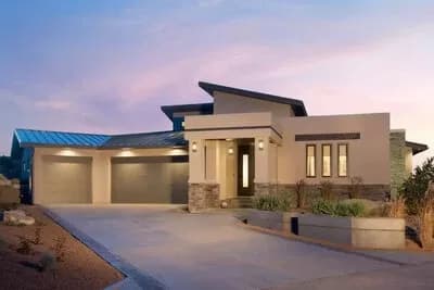 3-Bed Minimalist Modern House Plan with Flexible Home Office Space - 2231 Sq. Ft.