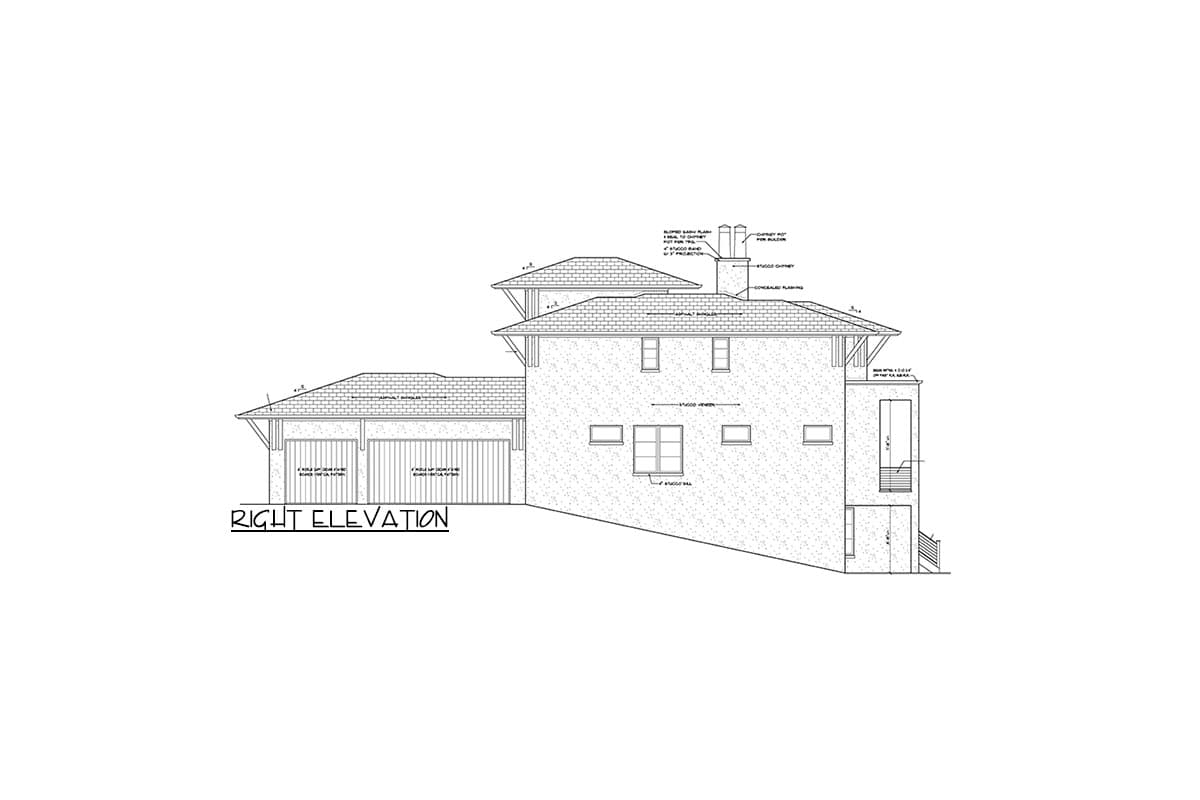 Plan 93208EL: Transitional House Plan with Indoor/Outdoor Living - 3806 Sq Ft - Image #6 - European, Transitional, Tudor