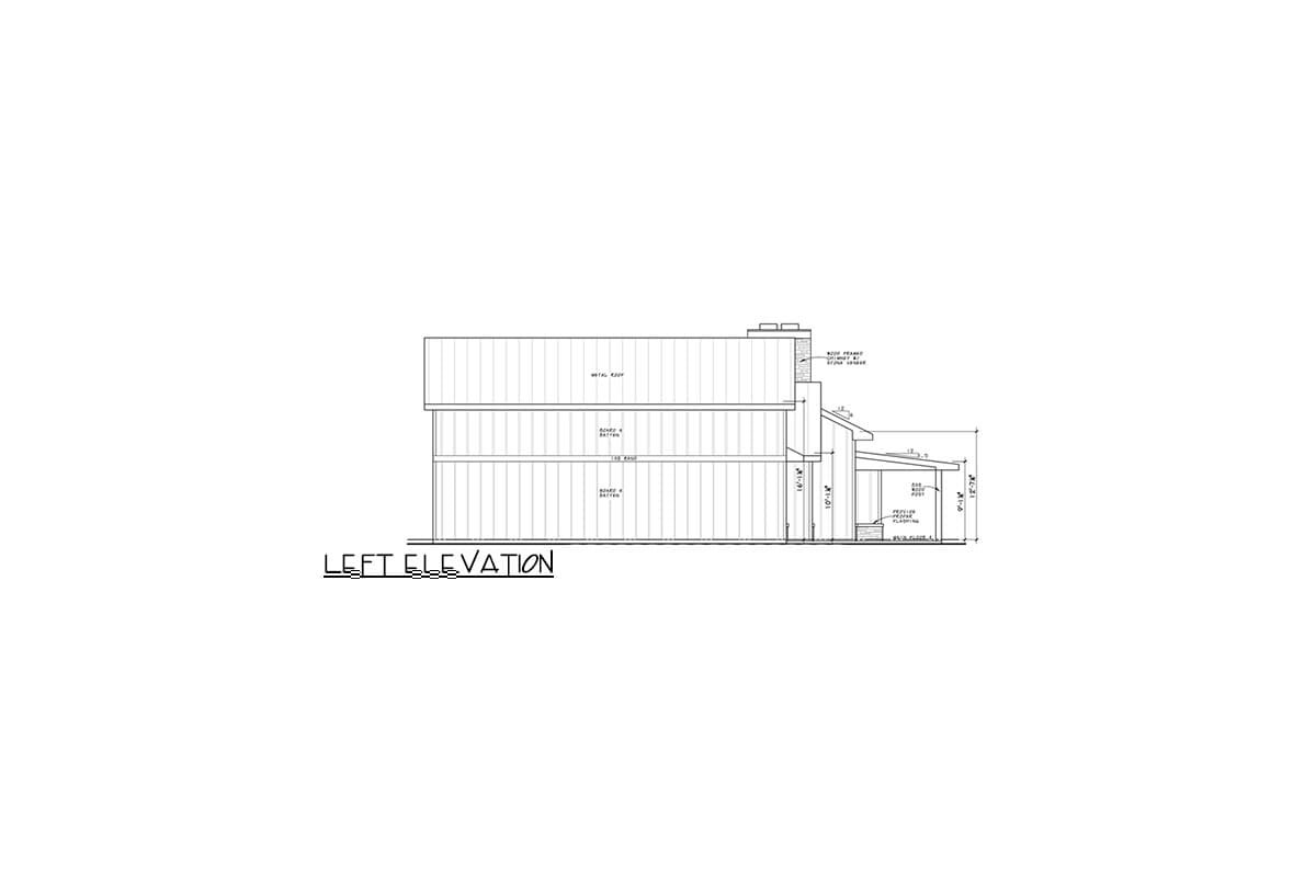 Plan 42450DB: 3 Bed Barndominium House Plan with 10-Foot-Deep Wraparound Porch - 2024 Sq Ft - Image #7 - Barndominium, Country, Rustic