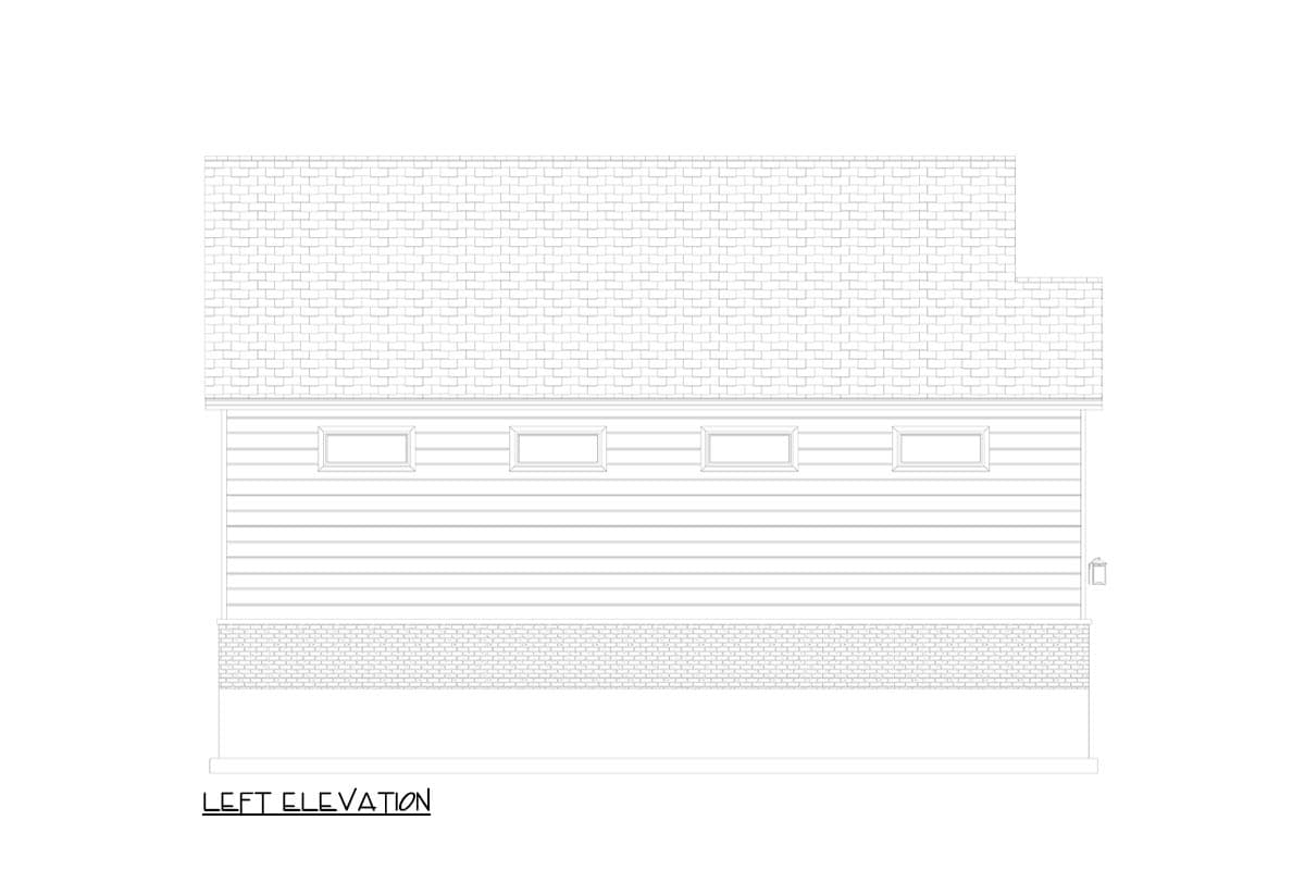 Plan 61488UT: 1750 Square Foot RV-Friendly Detached Garage with Bonus Space and Bath Above - Image #14