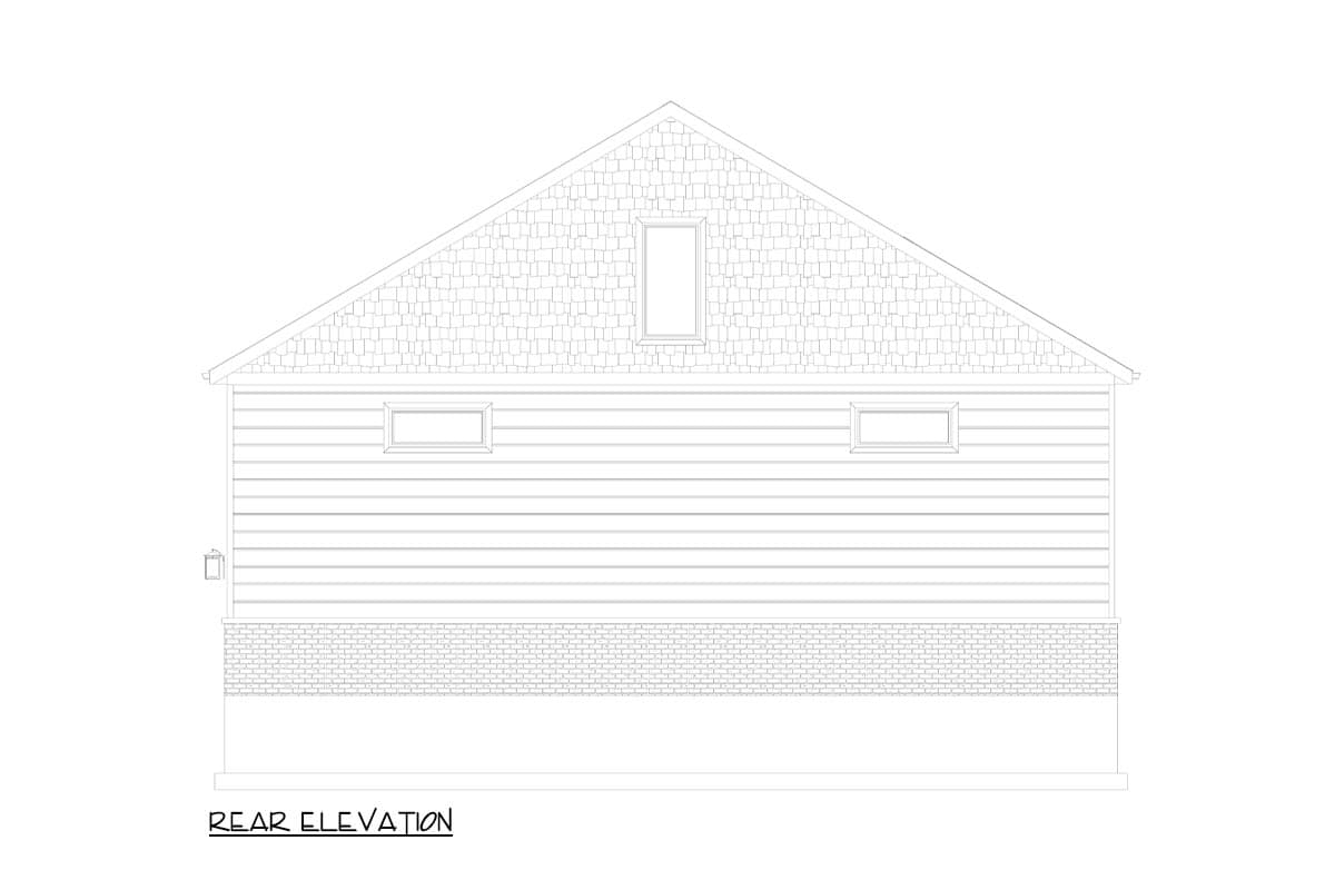 Plan 61488UT: 1750 Square Foot RV-Friendly Detached Garage with Bonus Space and Bath Above - Image #15