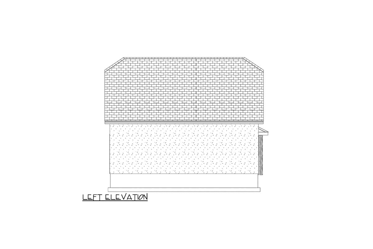 Plan 61489UT: Casita with 2-Car Garage and Finished Flex Space - 1159 Sq Ft - Image #9 - Contemporary, Vacation