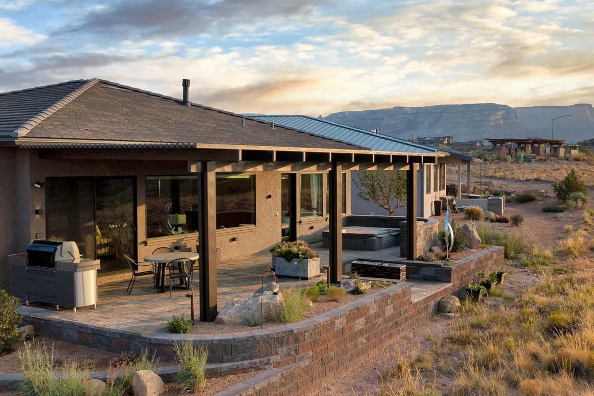 Plan 833012WAT: 3-Bed Contemporary House Plan With Private Casita ADU for Narrow Lot - 2,187 Sq. Ft. - Image #23 - Contemporary, Mountain, Prairie, Ranch, Southwest