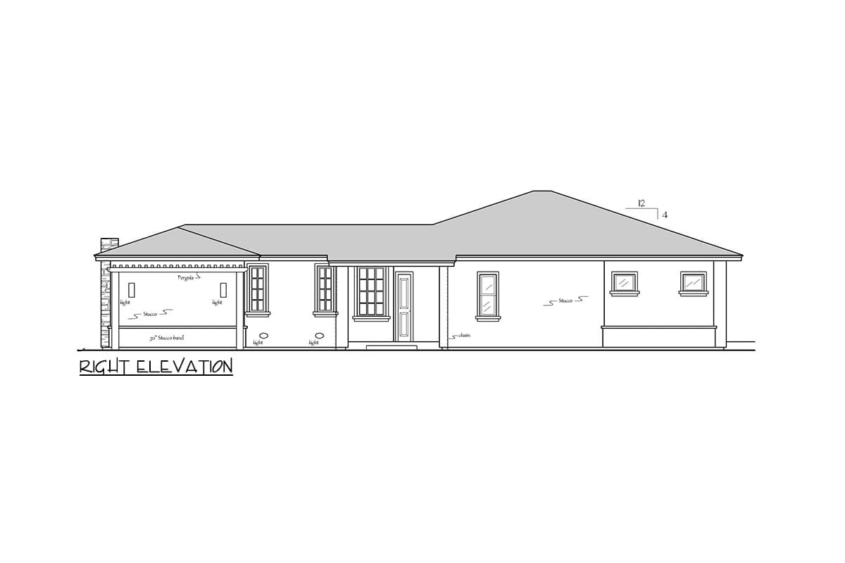 Plan 833012WAT: 3-Bed Contemporary House Plan With Private Casita ADU for Narrow Lot - 2,187 Sq. Ft. - Image #28 - Contemporary, Mountain, Prairie, Ranch, Southwest