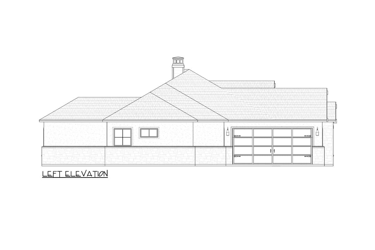 Plan 818126JSS: French Country House Plan with Split Bed Layout and a Flex Room - 3228 Sq Ft - Image #8 - Transitional