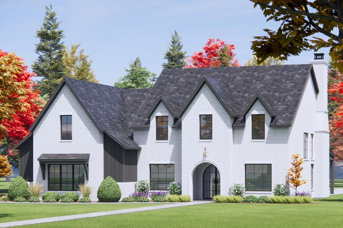 Plan 818126JSS: French Country House Plan with Split Bed Layout and a Flex Room - 3228 Sq Ft - Image #6 - Transitional