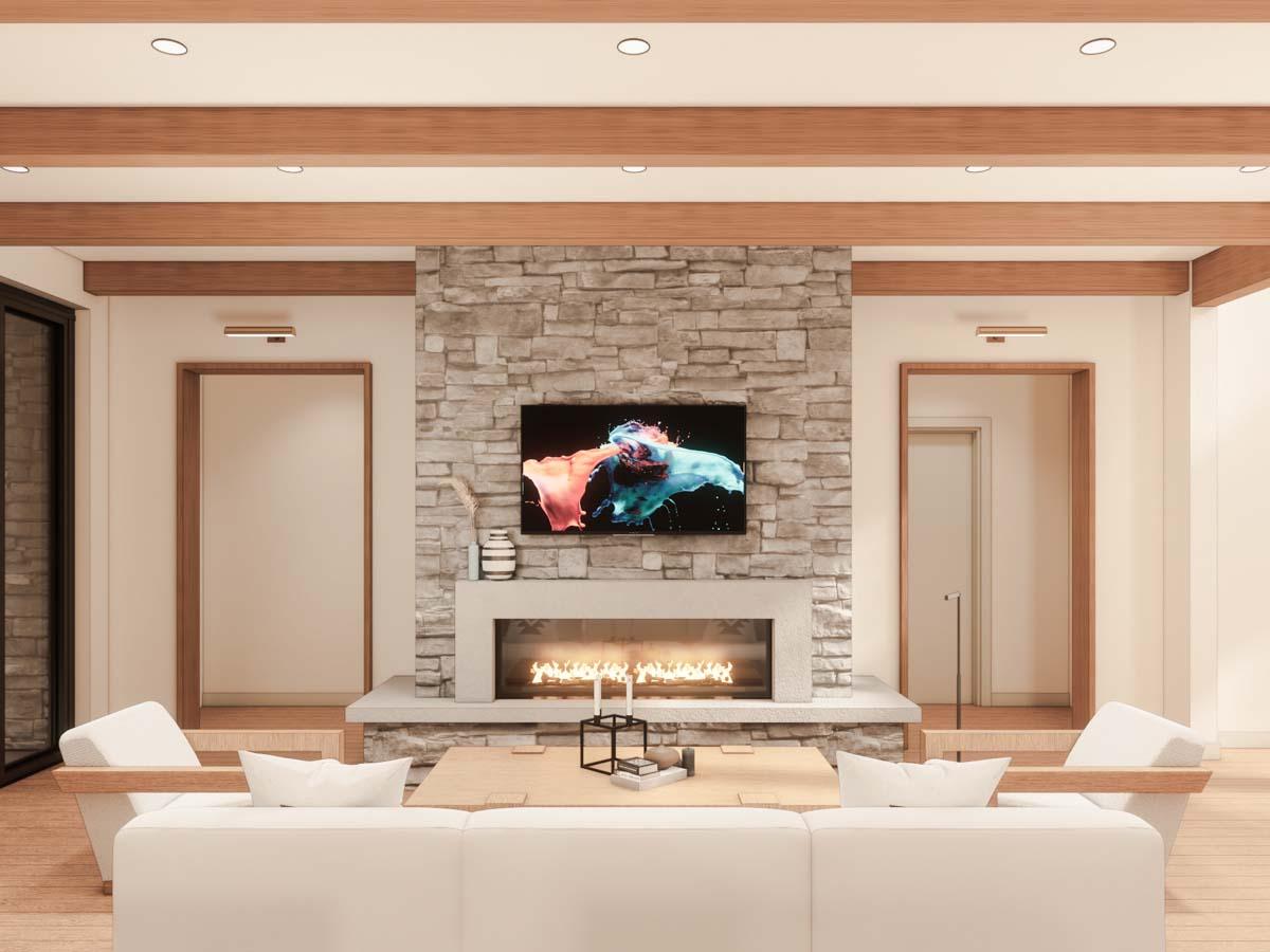 Plan 330016WLE: Rustic Mountain House Plan ADU Above Garage - 5643 Sq Ft - Image #6 - Craftsman, Mountain, New American, Rustic, Transitional