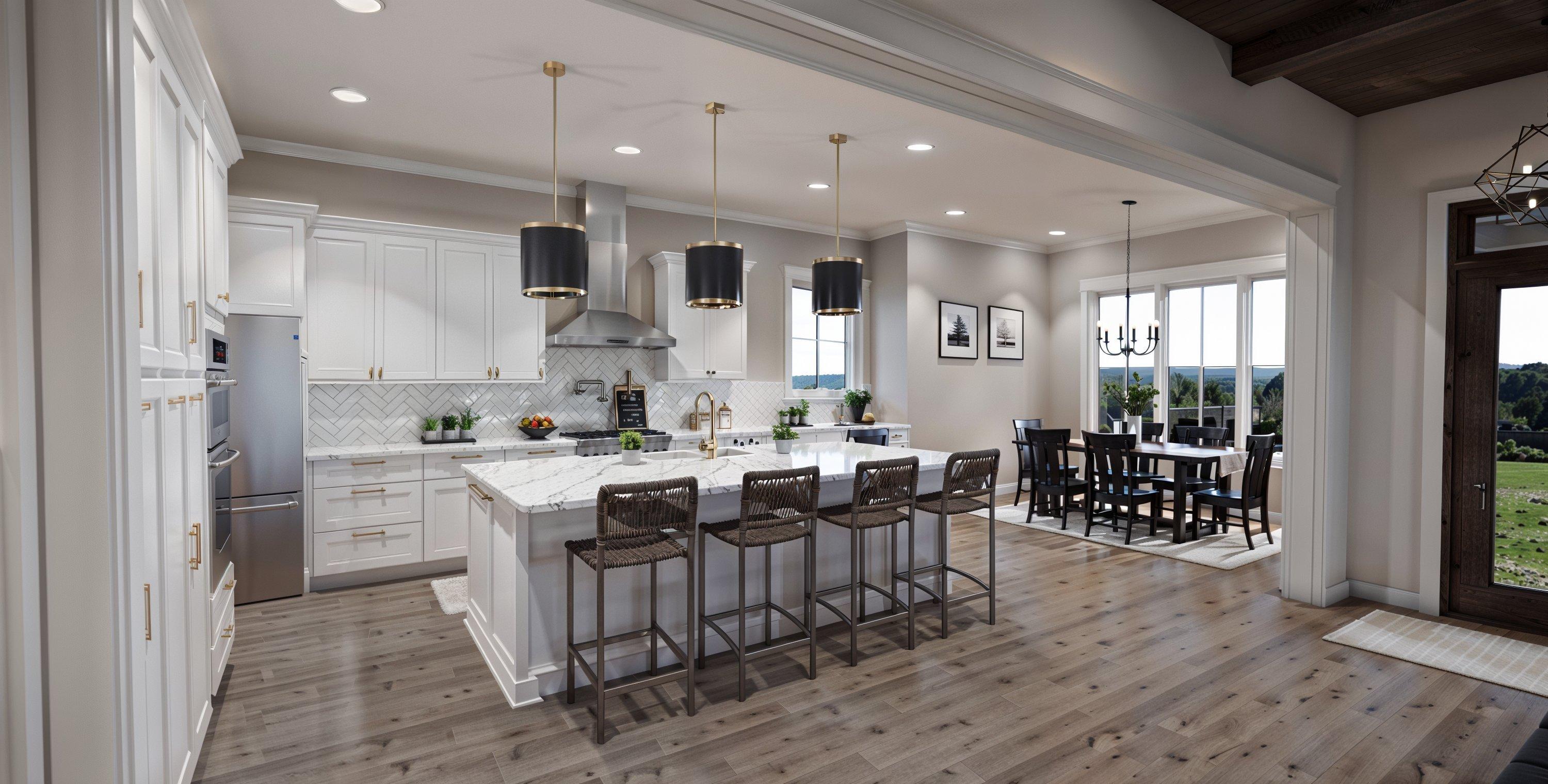 Plan 14792RK: Country Cottage House Plan with 3 Bedrooms and a 2-Car Garage in Back - 2454 Sq Ft - Image #14 - Cottage, Country, New American