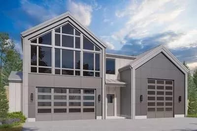 RV Garage Shop with Apartment Above - 1968 Sq Ft of Garage and Shop Space