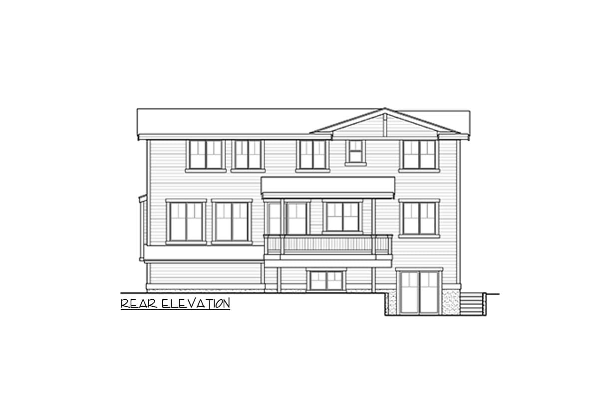 Plan 23956JD: House Plan with Flex Room Giving You 3 or 4 Beds - 2823 Sq Ft - Image #34 - Craftsman, New American, Northwest, Transitional