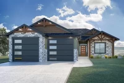 Transitional House Plan with a Front-to-Back Vaulted Interior - 1681 Sq Ft